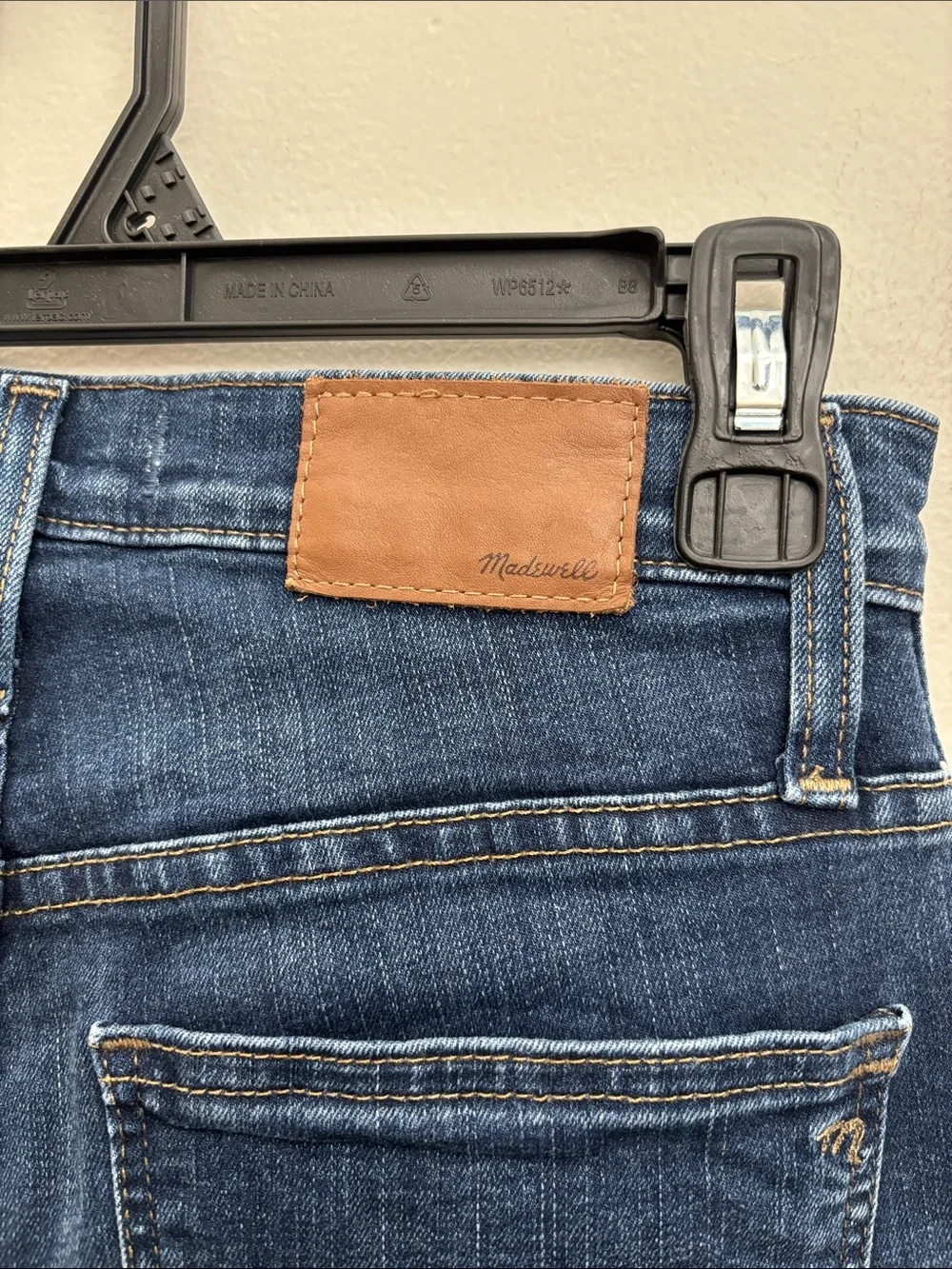 Madewell Dark Blue High-Rise Skinny Jeans